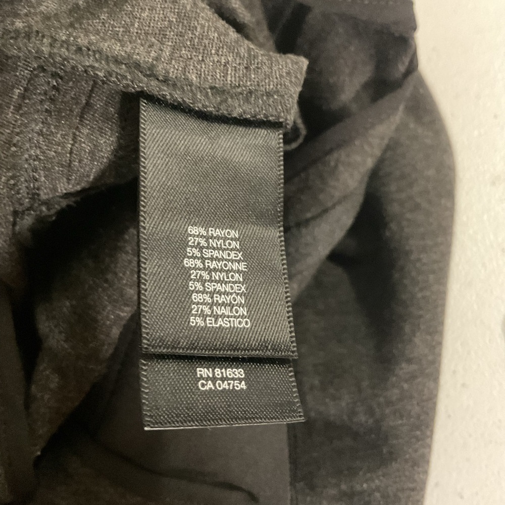 Kenneth Cole New York Grey Casual Pants Size 4 Zip Pocket NWT - Picture 5 of 11